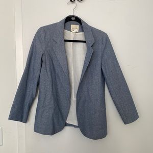 Blue Linen Blazer